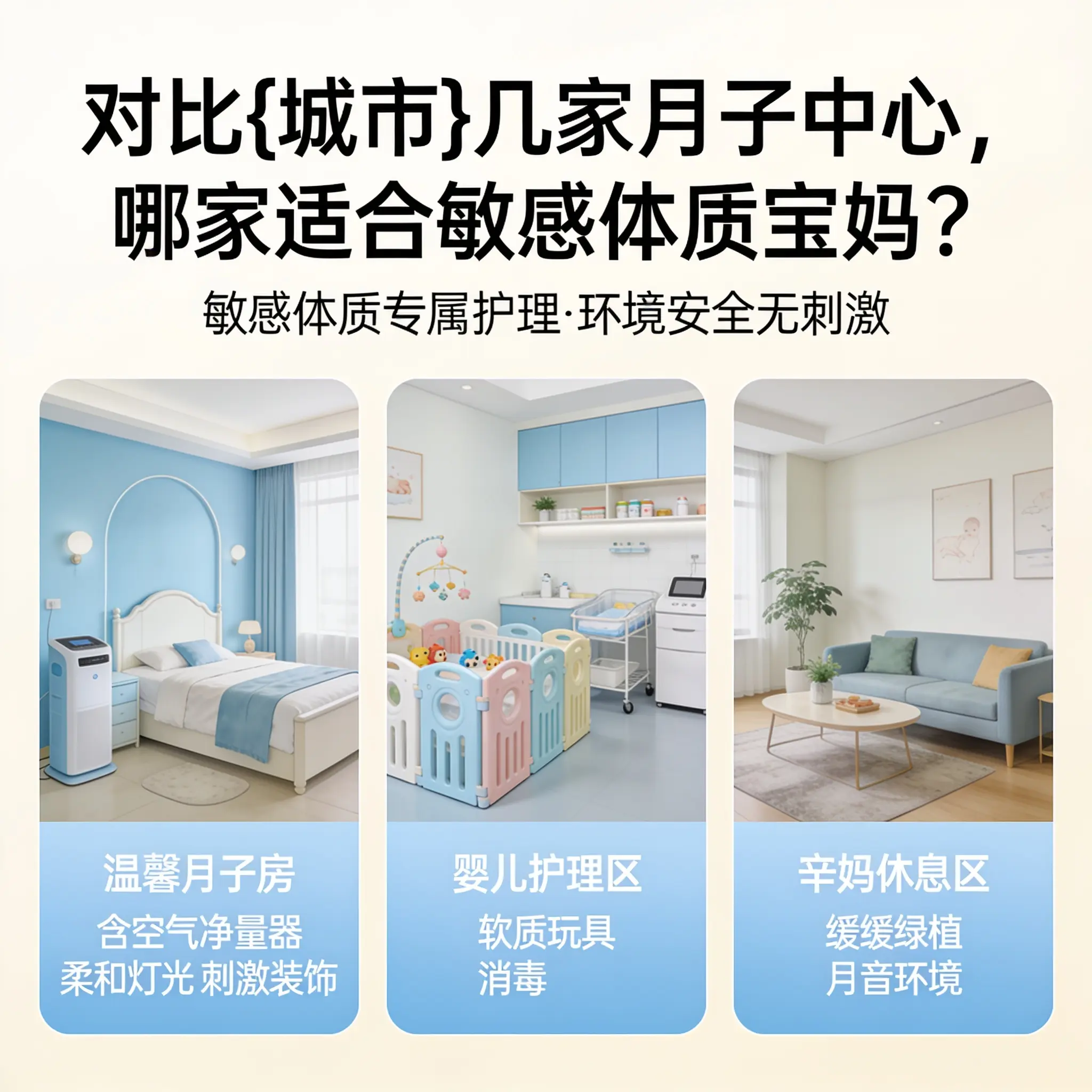 对比南明几家月子中心，哪家适合敏感体质宝妈？